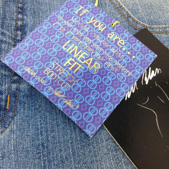 Bill Blass Jeans Womens 16 Stretch Bootcut Plus Size Medium Wash Blue New - Picture 7 of 11